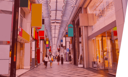 近隣店舗へのサービス券提携店開拓！