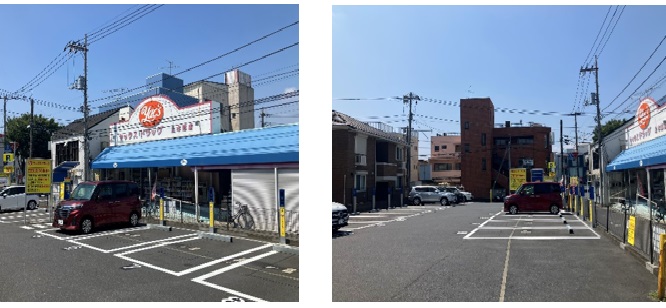 ドラッグストア（ヤックスドラッグ）の駐車場事例