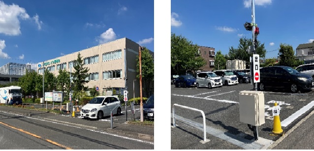 病院（戸塚共立いずみ野病院）の駐車場事例